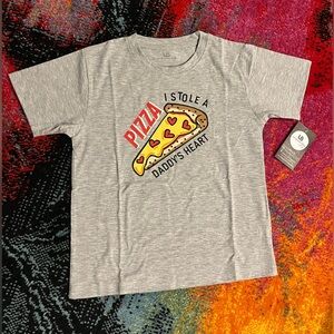 NWT Kids I Stole A Pizza Daddy’s Heart Graphic T-Shirt
